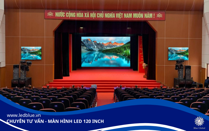 Màn hình LED tại hội trường và trung tâm hội nghị