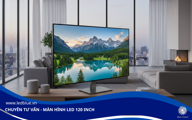 Lợi thế của màn hình LED 120 inch so với các giải pháp khác