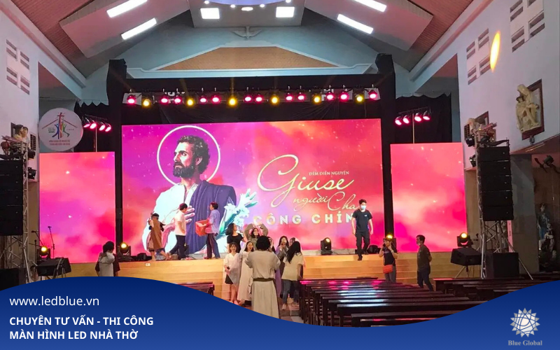 Màn hình LED nhà thờ 