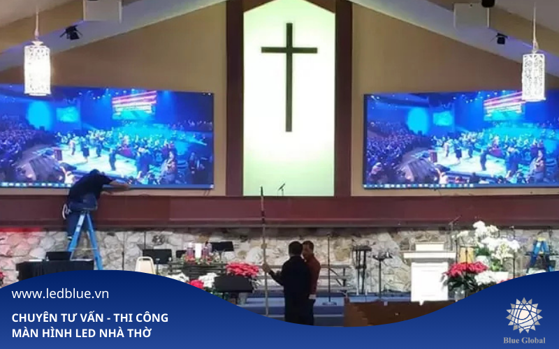 Vai trò của màn hình LED nhà thờ