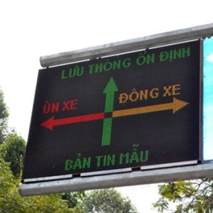 Bảng led matrix lắp giao thông đường bộ, trạm thu phí
