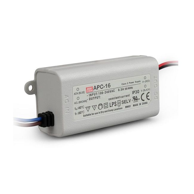 Bộ nguồn LED Meanwell APC-16-350 (16W 48V 350mA)